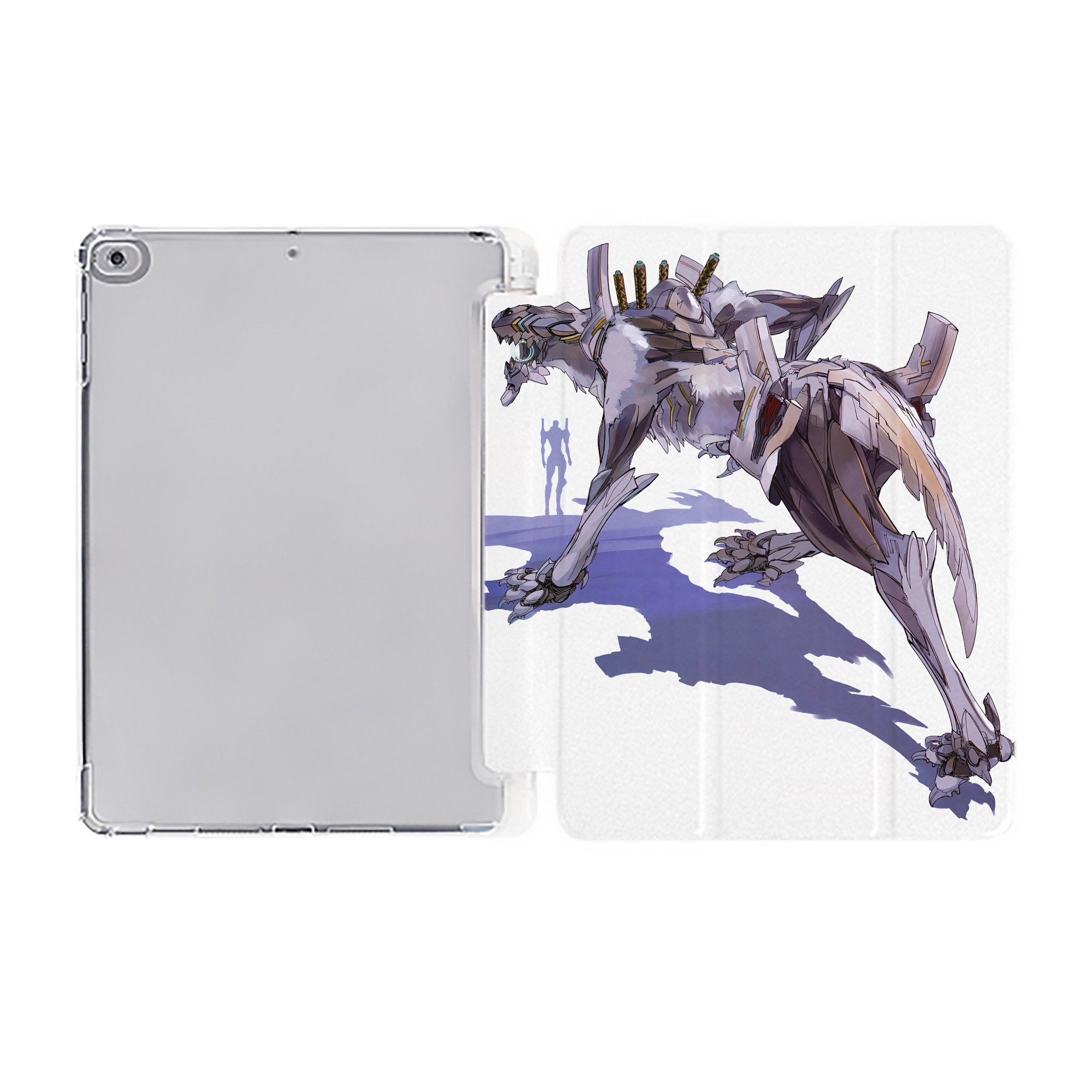 （画像用） EVA 新世紀エヴァンゲリオン IPad ケース ペン収納付き 三つ折りスタンド PUレザー×シリコン 対応機種9.5/10.5/10.9インチ